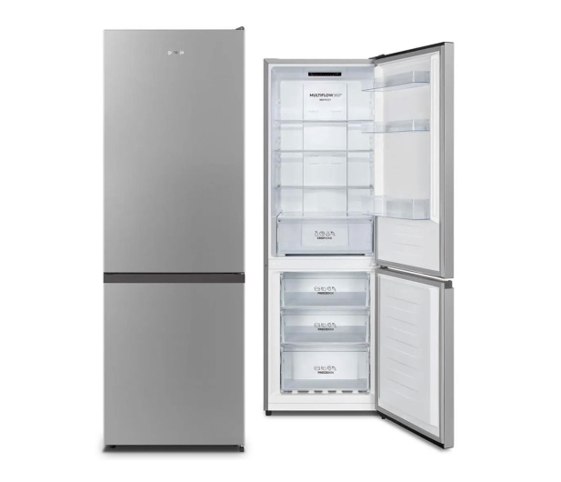 Lodówka Gorenje NRK6182PS4 No Frost 178,5cm Srebrna 292L - 1027625 - zdjęcie